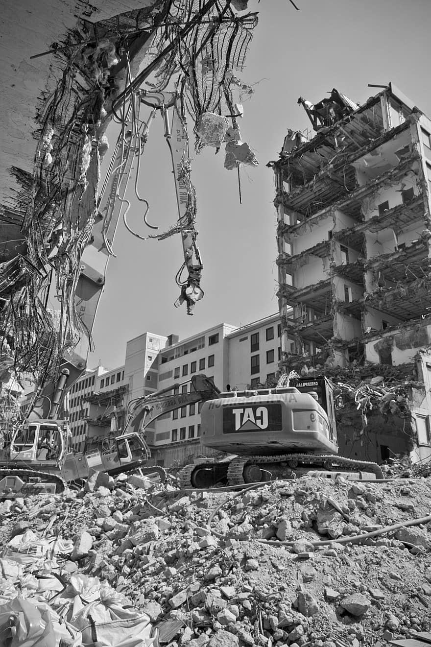 site-demolition-city-crash-collapse-stone-black-and-white